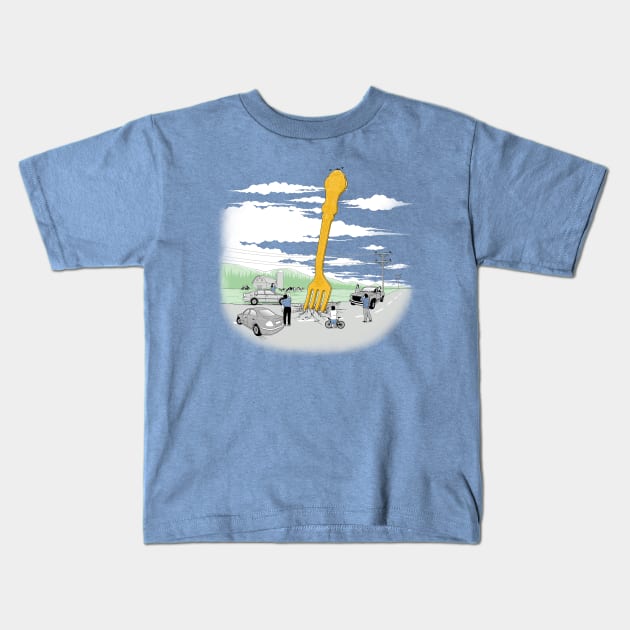 Fork in the Road Kids T-Shirt by Made With Awesome